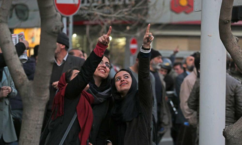 واکنش مردم به صدای شلیک ضدهوایی در تهران