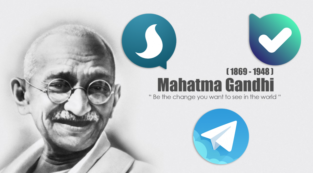 دل کندن از تلگرام سخته، یک بار برای  همیشه گاندی باشیم...