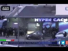 لحظه مرگ گروگانگیر در پایتخت فرانسه