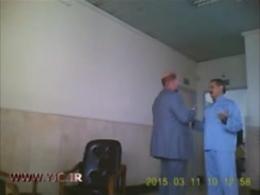آخرین فیلم منتشر شده از سرکرده فرقه انحرافی عرفان کیهانی(حلقه) در راهروی دادگاه