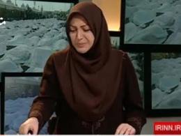 گریه مجری شبکه خبر، هنگام خواندن خبر کشته شدگان منا