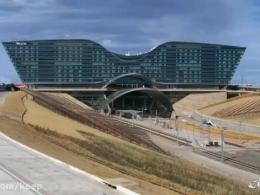 مراحل ساخت فرودگاه دنور با عکاسی تایم لپس