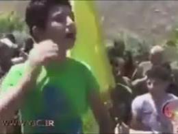 مداحی حماسی کودک لبنانی برای رهبر انقلاب 