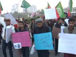تظاهرات مردم پاکستان دراعتراض به شهادت آيت الله نمر