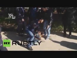 درگیری پلیس ترکیه با دانشجویان