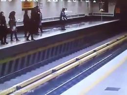 کلیپ  دختری که گفته میشد در مترو تهران خودکشی کرده