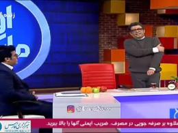 لحظه بیهوش شدن رضا رشیدپور در برنامه زنده «حالا خورشید» 