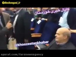 اعتراض جنجالی نمایندگان خوزستان به حضورمعاون روحانی !