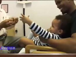 ترفند جالب یک پزشک برای تزریق آمپول به کودک