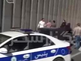 فیلم کتک زدن زن توسط پلیس راهور