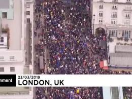 بزرگترین راهپیمایی ضد برکزیت در لندن