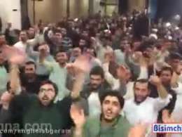 حمایت مداح ایرانی «هادی خادم الحسینی» از شعارهای مردم عراق