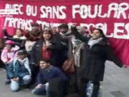 جلو گیری دولت فرانسه از حجاب زنان