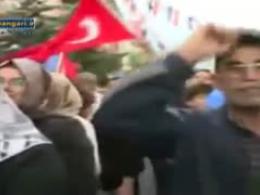معترضان در میدان تقسیم و شهر آنکارا ترکیه