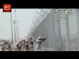 تیراندازی نظامیان آمریکایی به زندانیان معترض عراقی در کمپ ارتش آمریکا