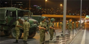کودتای نظامی شبانه در ترکیه