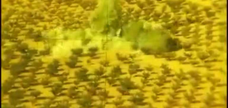نخستين فيلم از عمليات حزب الله عليه "النصره" با پهباد