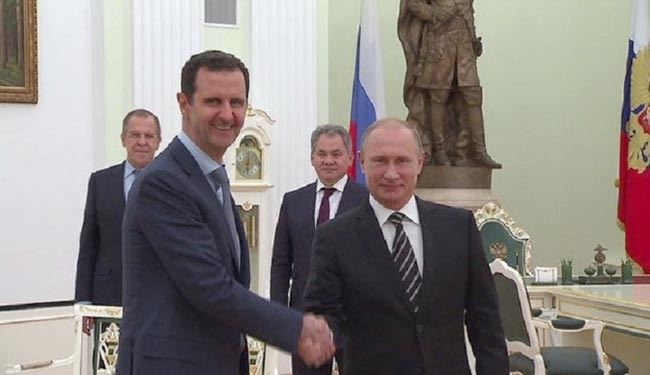 پوتین و اسد در مسکو دیدار کردند
