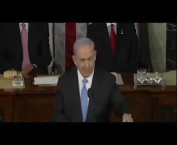 کلیپ تمسخر سخنرانی نتانیاهو در کنگره
