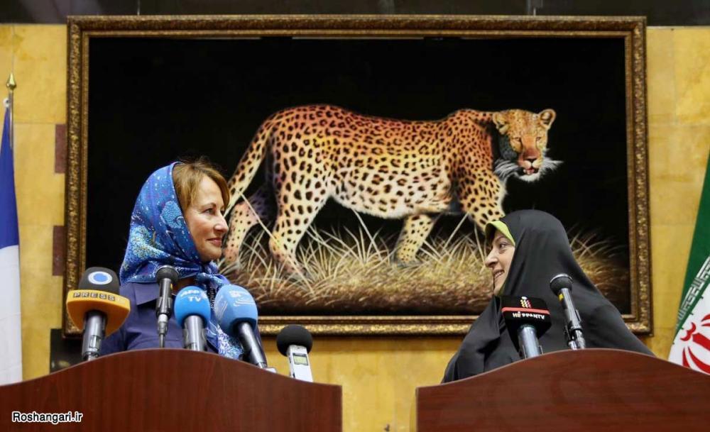 گاف خانم وزیر فرانسوی در ایران