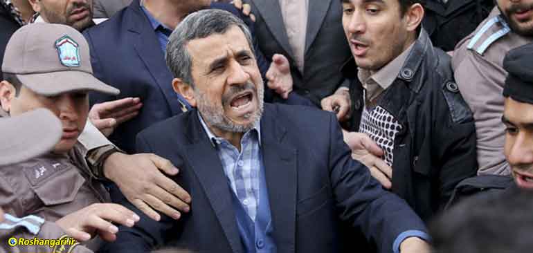 حمایت روح الله زم از احمدی نژاد!!