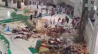 سقوط مرگبار جرثقیل در مسجدالحرام 