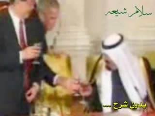 شراب خواری ملک عبدالله و جورج بوش