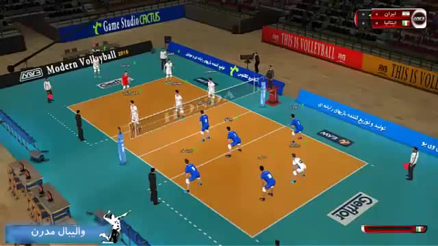 ویدئویی از بازی ایرانی والیبال مدرن