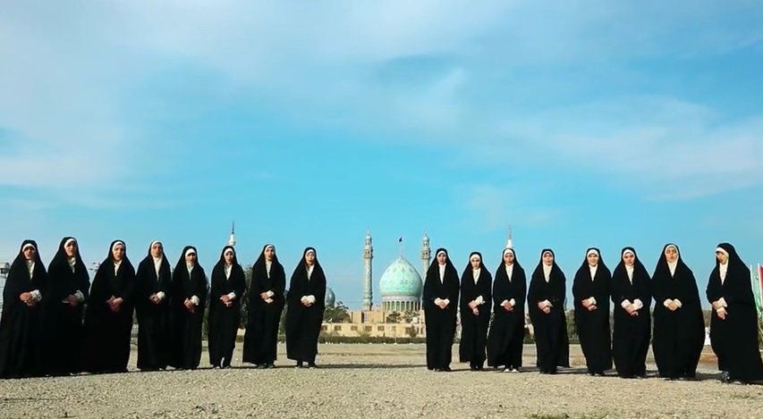 همخوانی زیبای "دیدار" برای حضرت ولی عصر(عج) توسط گروه سرود دختران انقلاب ورامین