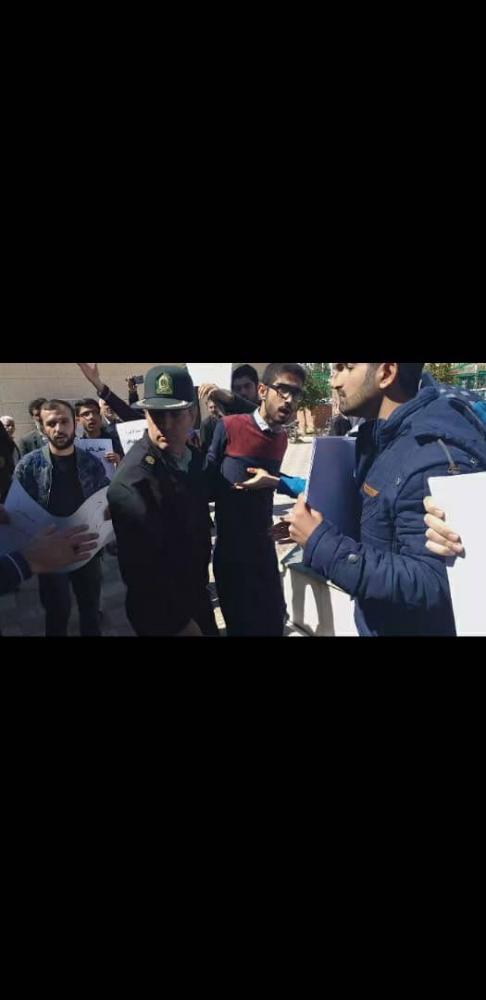 دستگیری دانشجویان انقلابی دانشگاه شیراز در پی تجمع برای احقاق حقوق پاکبانان شهرداری صدرا