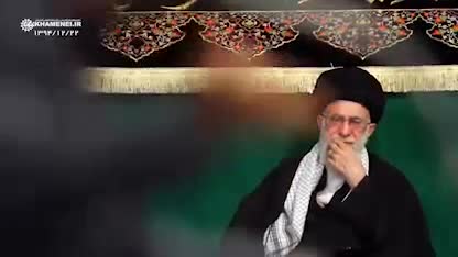  ذكر مصائب حضرت زهرا توسط محمود کریمی در حضور رهبر انقلاب