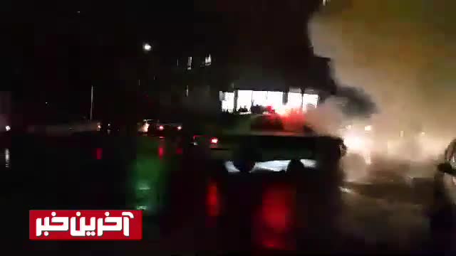 لحظه دلخراش پرتاب نارنجک به داخل خودروی پلیس در مشهد!