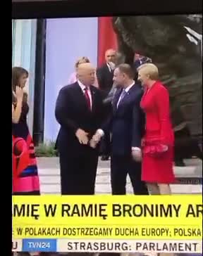 همسر رئیس جمهور لهستان ترامپ را ضایع کرد!