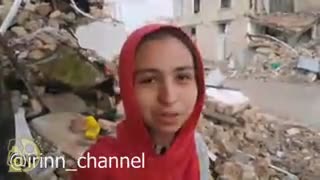 فیلم دیگری از اسماء،  دخترک زلزله‌زده‌ی کرمانشاهی که در آغوش رهبر انقلاب آرام گرفت.. 