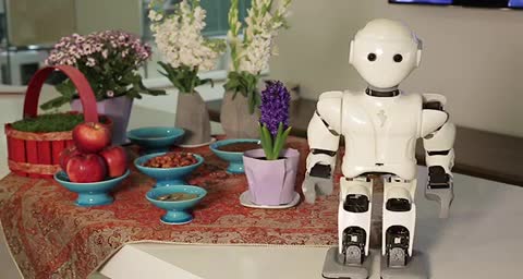 تبریک نوروزی ربات انسان نمای «سورنا مینی» به مردم ایران