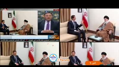 بازتاب گسترده سفر بشار اسد به تهران در رسانه های بین‌المللی