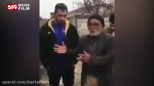 اعتراض تند پیرمرد گلستانی به لاریجانی