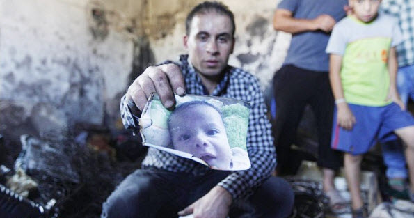 نوزاد فلسطينی که صهيونيست‌ها او را زنده سوزاندند