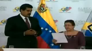 اعطاي حکم رييس جمهور ونزوئلا