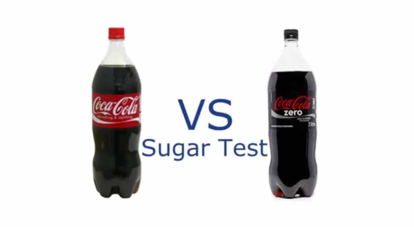 تفاوت باورنکردنی مقدار شکر در کوکاکولای معمولی و زیرو