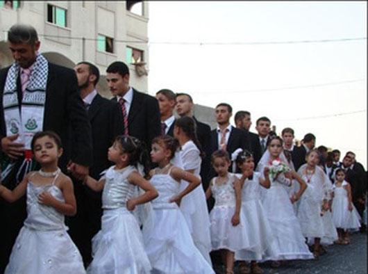 فلسطینی ها با کودکان زیر 9 سال ازدواج می‌کنند !!?