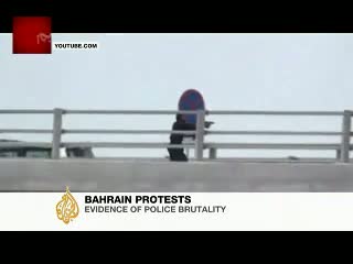 تصاویر دلخراش از شلیک مستقیم گاز اشک آور به یک جوان بحرینی