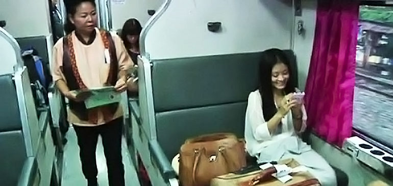 قطار ویژه زنان در تایلند