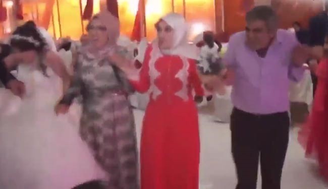  لحظۀ انفجار در مراسم عروسی در ترکیه