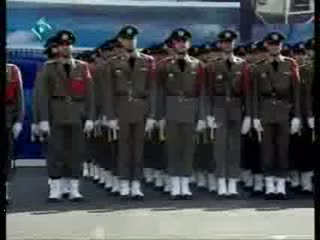 رژه یگان های ارتش در مراسم دانش آموختگی-1
