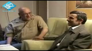 عیادت سر زده احمدی نژاد از حسین محب اهری